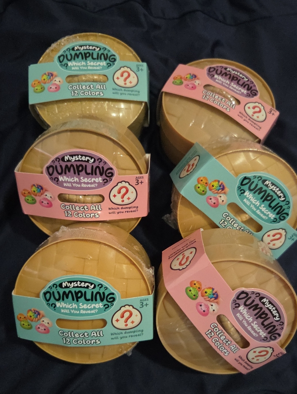 6 Mystery Dumplings Pink And Blue Viral - Beige - Surprise Collectibles NIP 2026